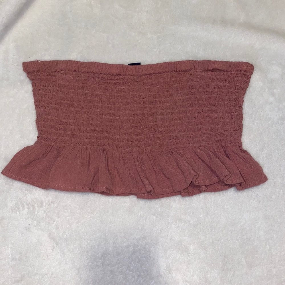 pink tube top